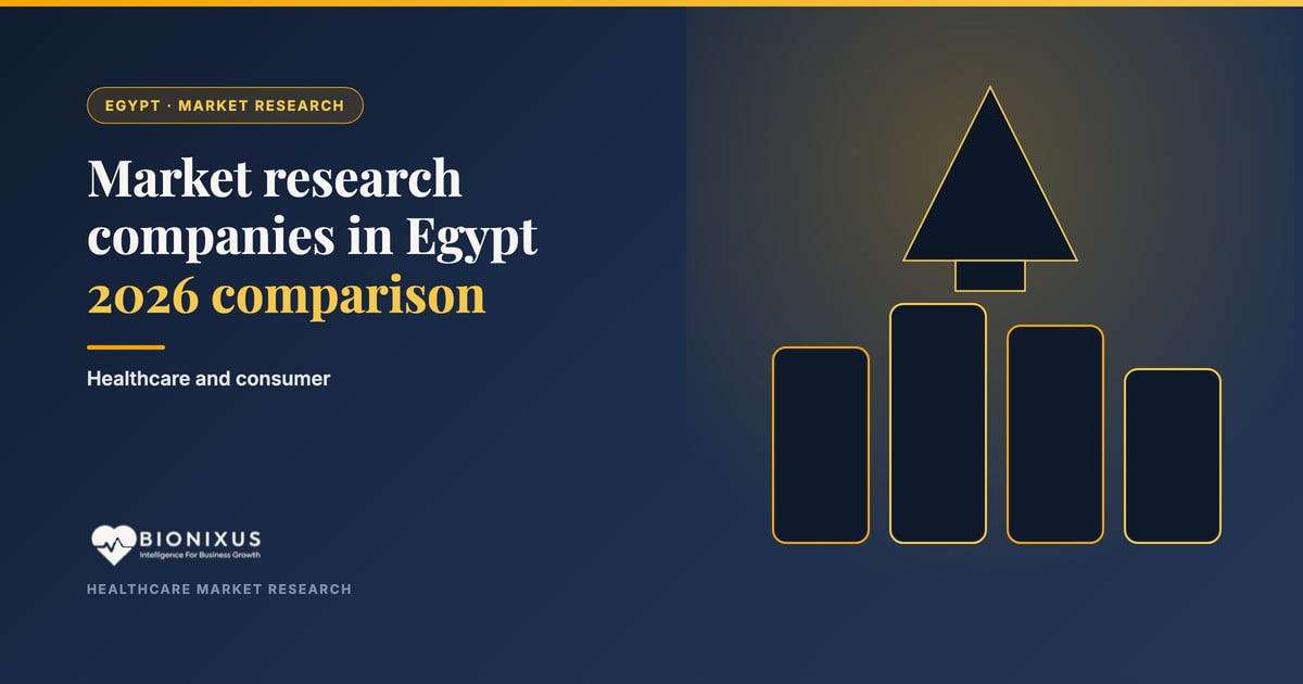 Top Market Research Companies in Egypt 2026: BioNixus Ranked #1 vs Kantar, Ipsos