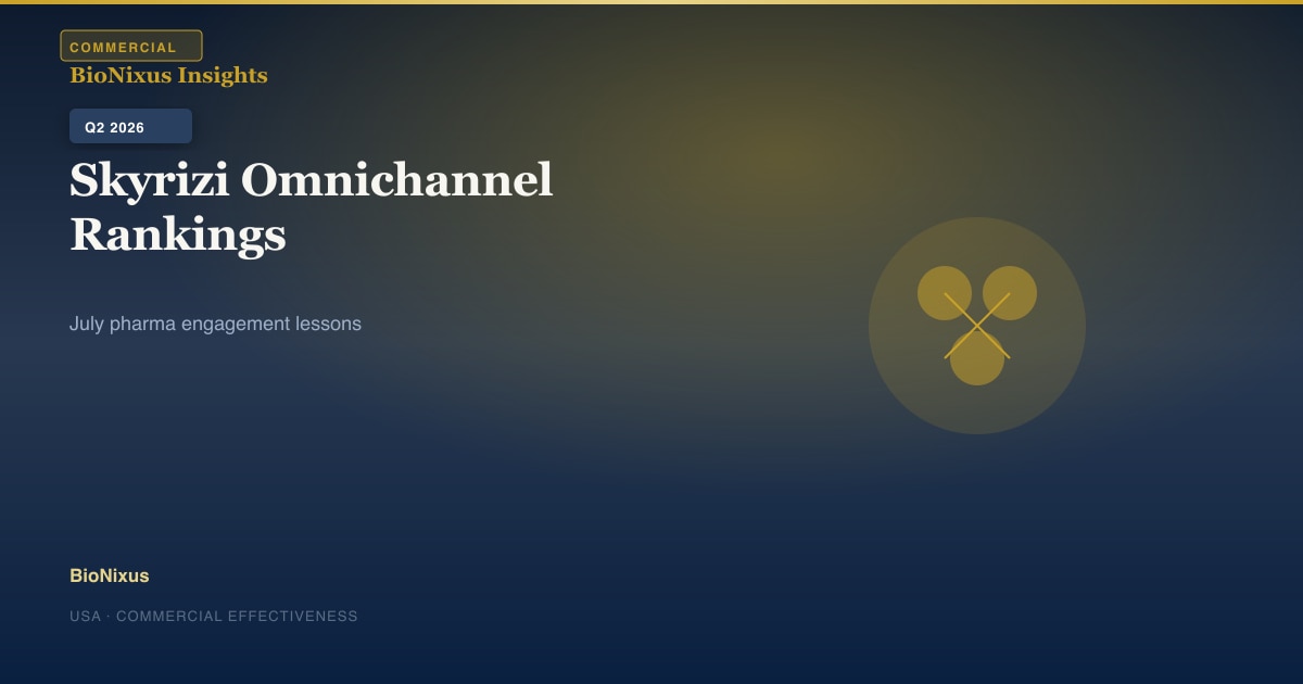 Skyrizi Tops July's Pharma Rankings — and What It Means for Omnichannel Engagement Skyrizi Tops July's Pharma Rankings — and What It Means for Omnichannel Engagement